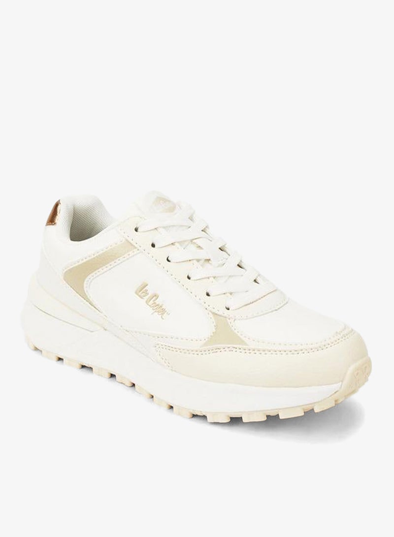 Lee Cooper Women's Panelled Lace-Up Sneakers - Image 3